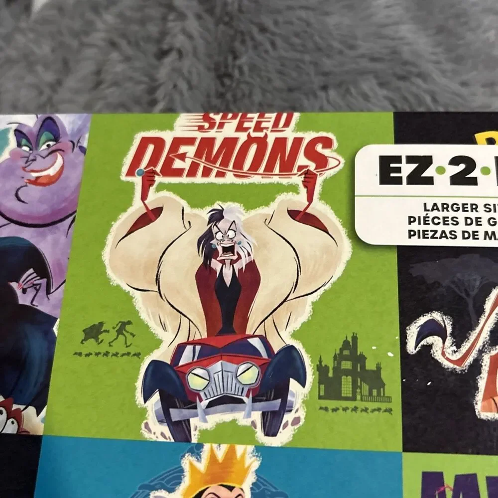 Ceaco New, Bag Sealed! Disney Villains 500 Piece Jigsaw Puzzle Halloween Ursula